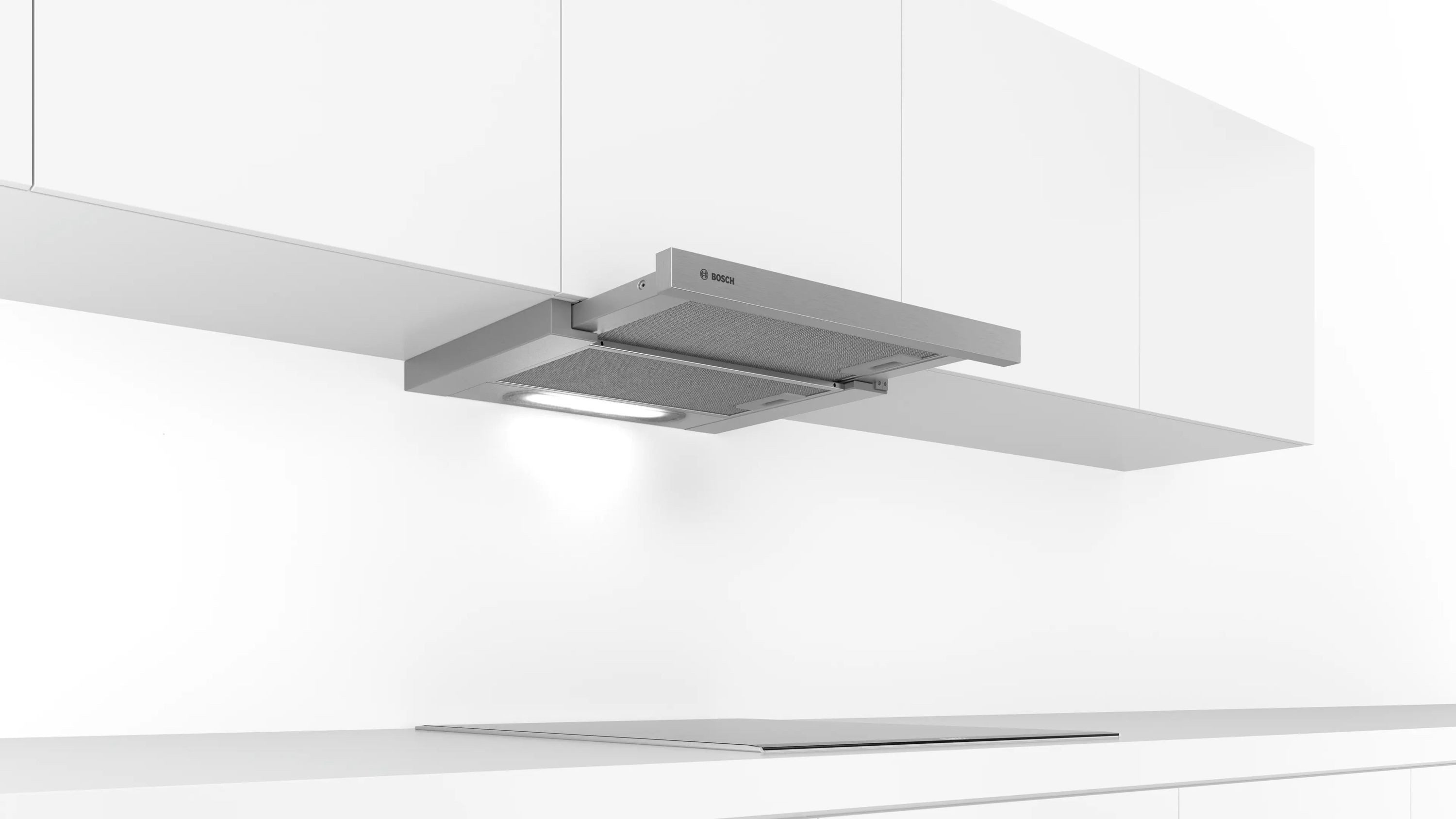 BOSCH Flachschirmhaube Flachschirmhaube Edelstahl 60 cm 68 dB LED-Spots NEU DFT63AC50 – Bild 4 von 5