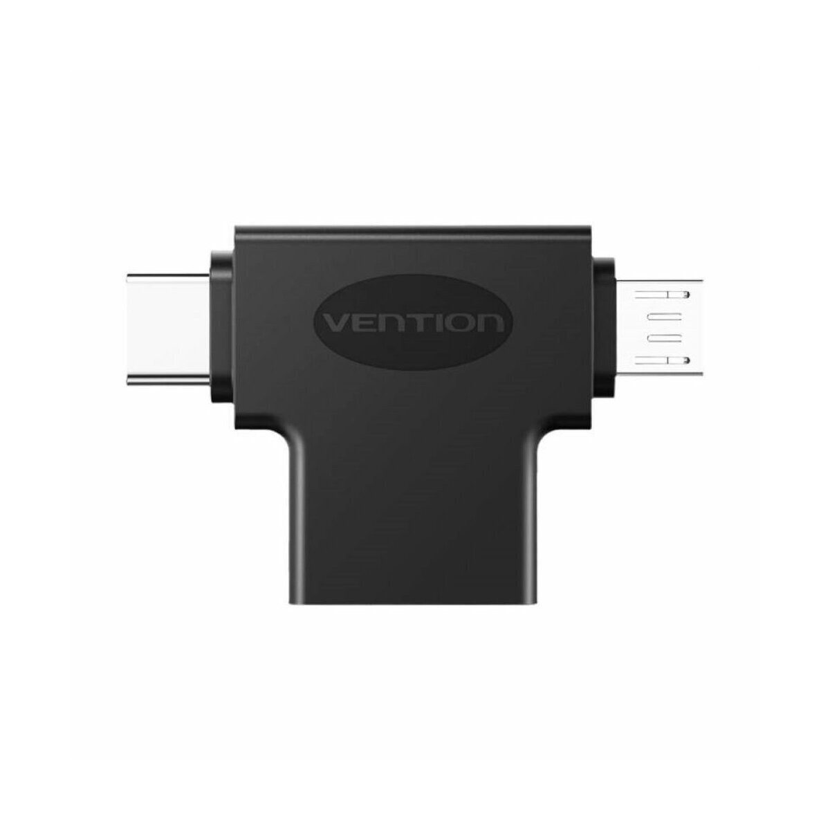 USB-Adapter OTG USB 3.0 auf USB-C und Micro USB Schwarz Adapter