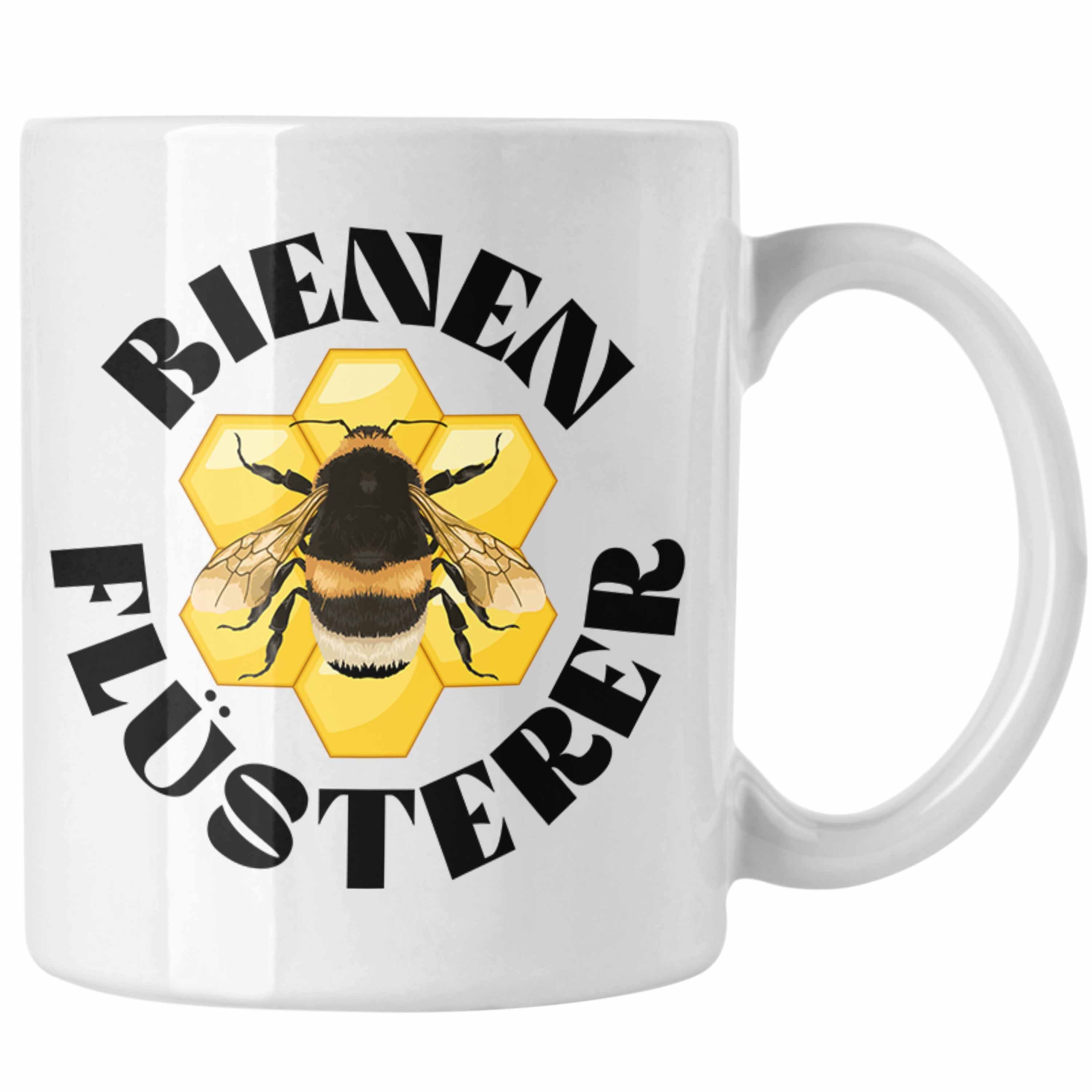 Trendation Trendation Bienenzüchter Tasse Bienen Weiss Tasse Bienenzucht - Zuebhör Geschenkideen Lustig Geschenke Kaffeetasse Geschenke Imker