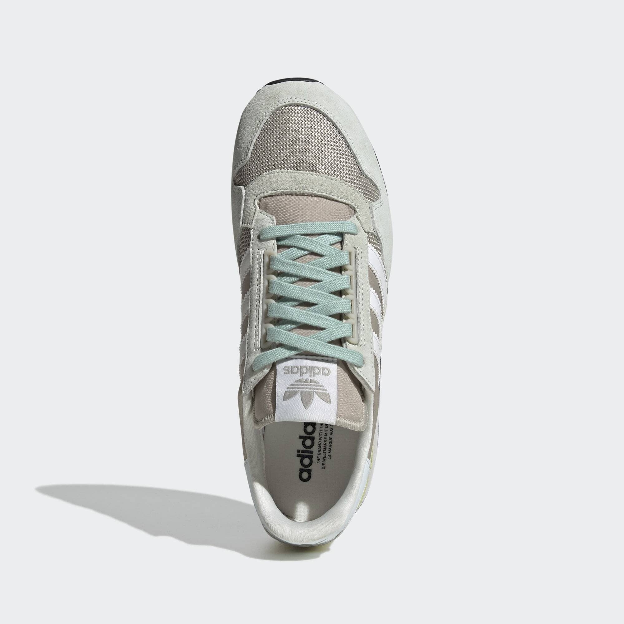Crystal Green Linen SCHUH White Originals ZX 500 / Green Linen / Sneaker adidas