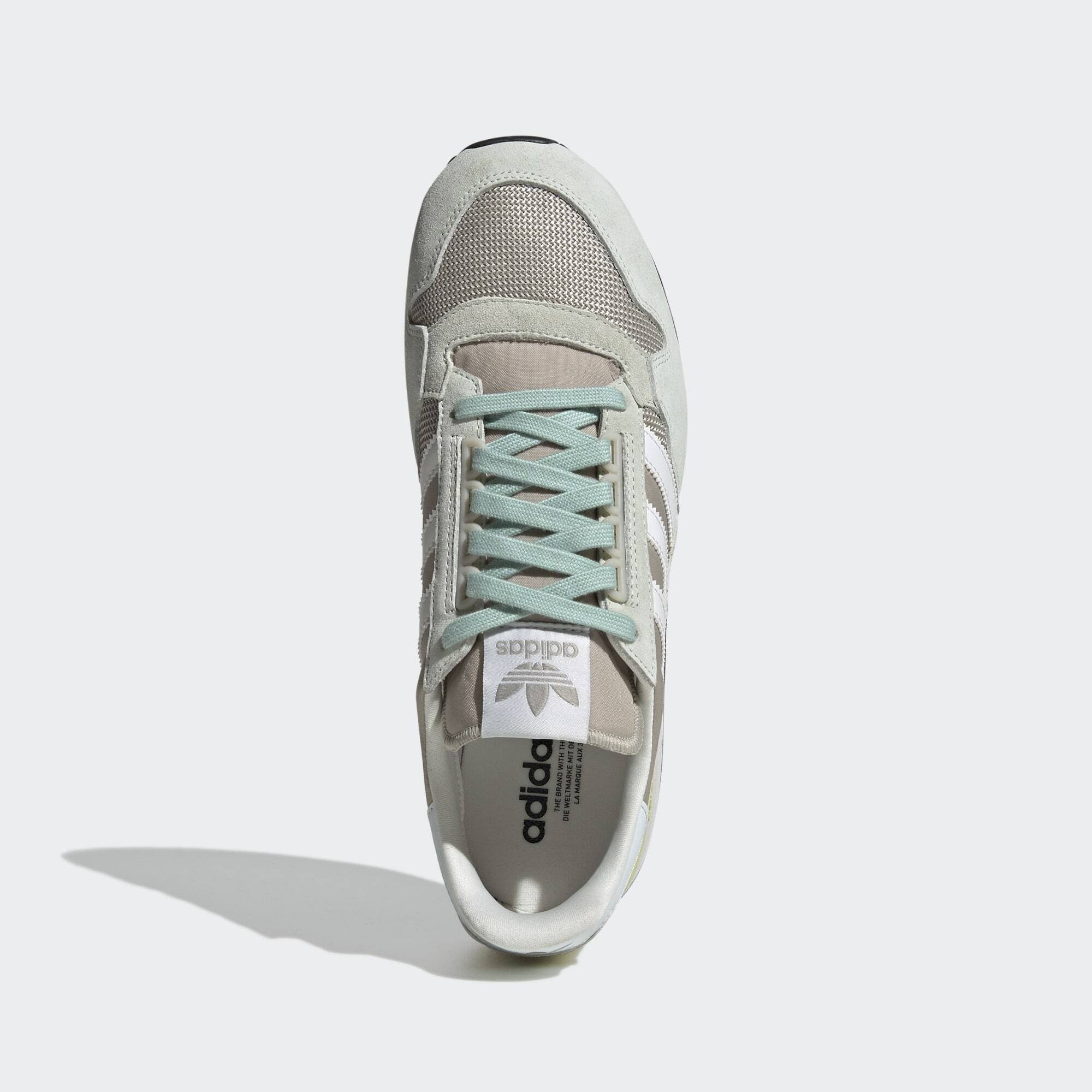 adidas Linen Linen / Green 500 Sneaker / Originals ZX White Green SCHUH Crystal