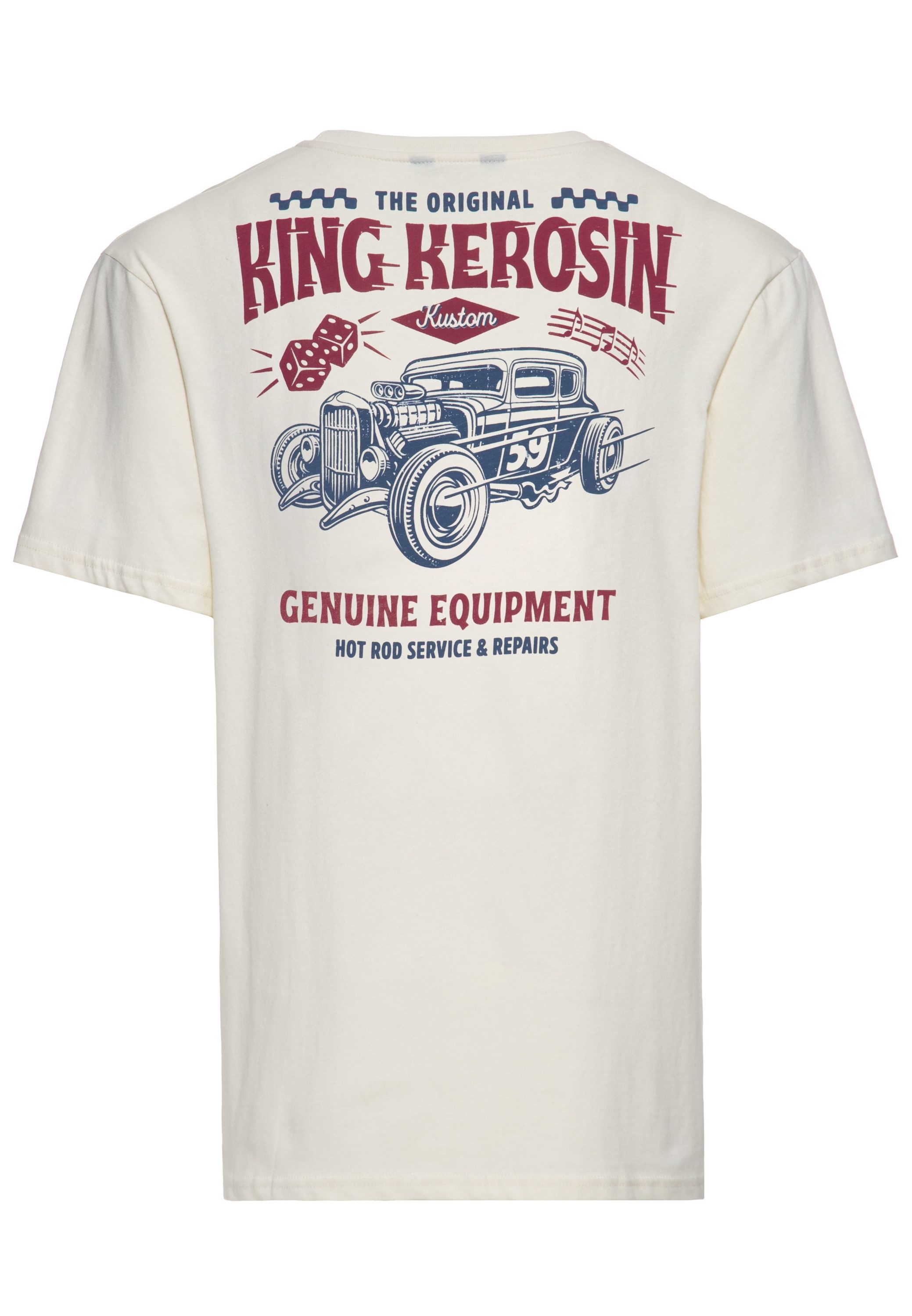 KingKerosin Print-Shirt Hot Rod Service & Repairs (1-tlg) mit Hot Rod Artwo günstig online kaufen