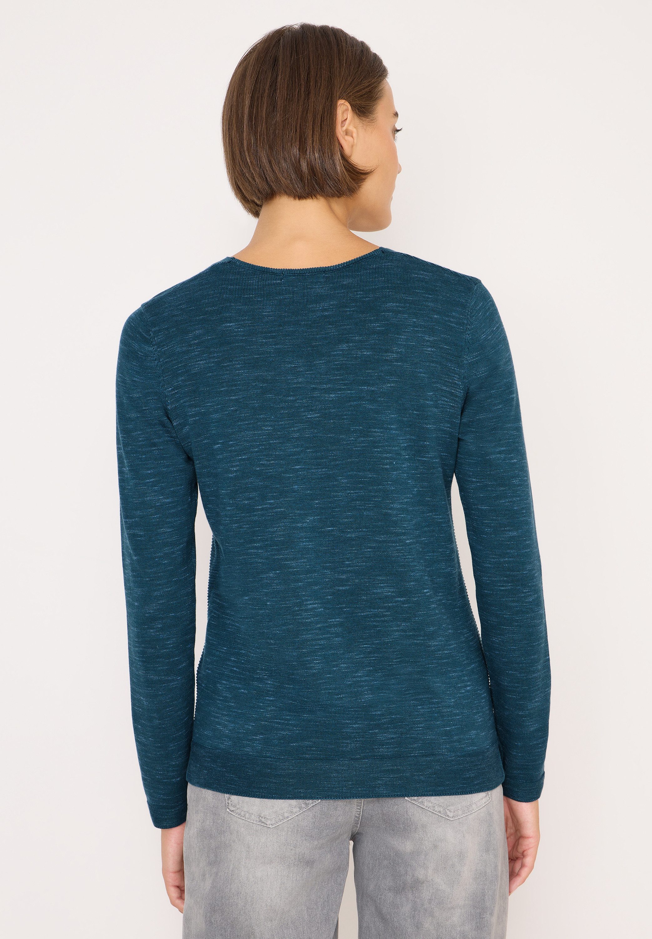 STREET ONE Strickpullover im Melange Look günstig online kaufen