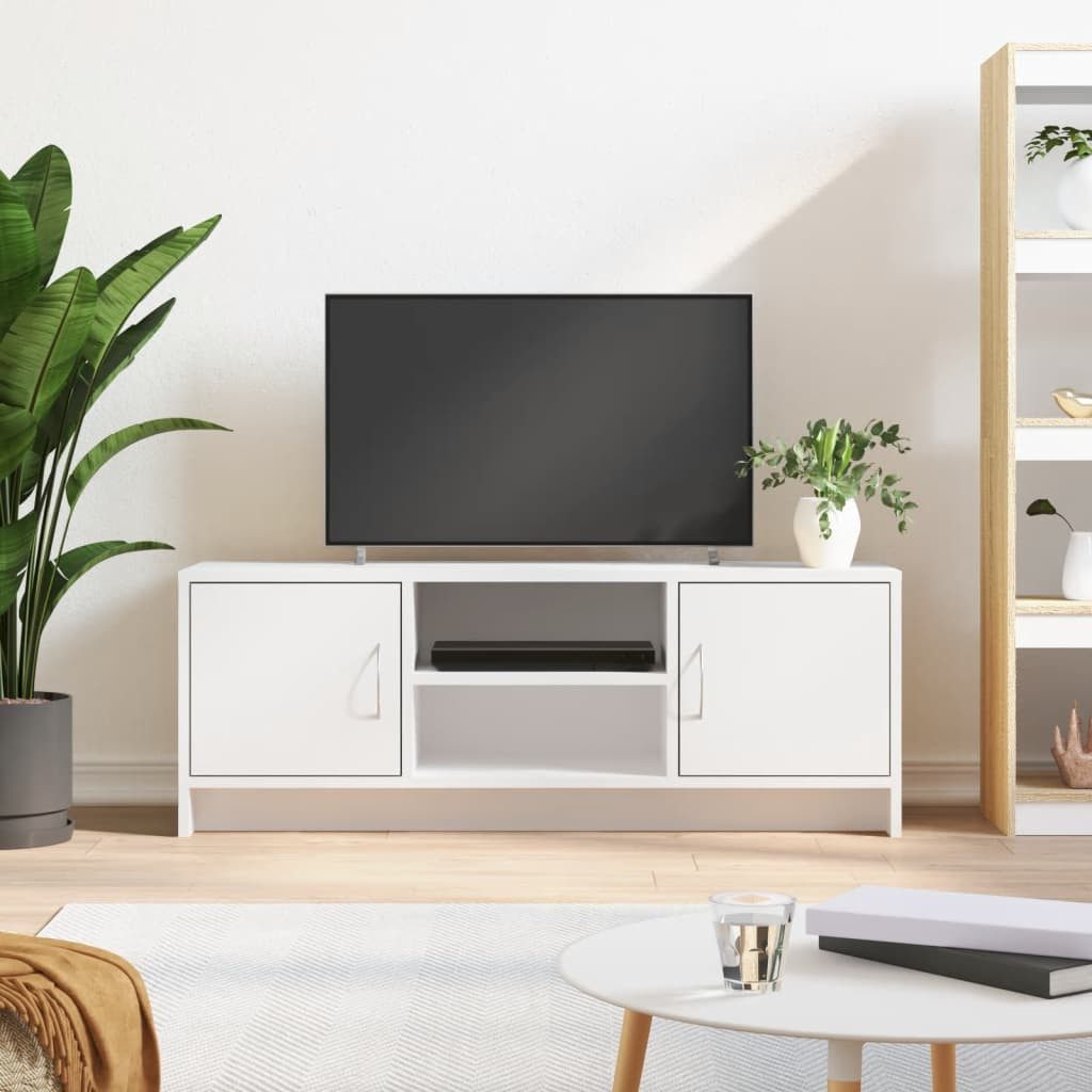 vidaXL TV-Schrank TV-Schrank Weiß 102x30x37,5 cm Holzwerkstoff (1-St)