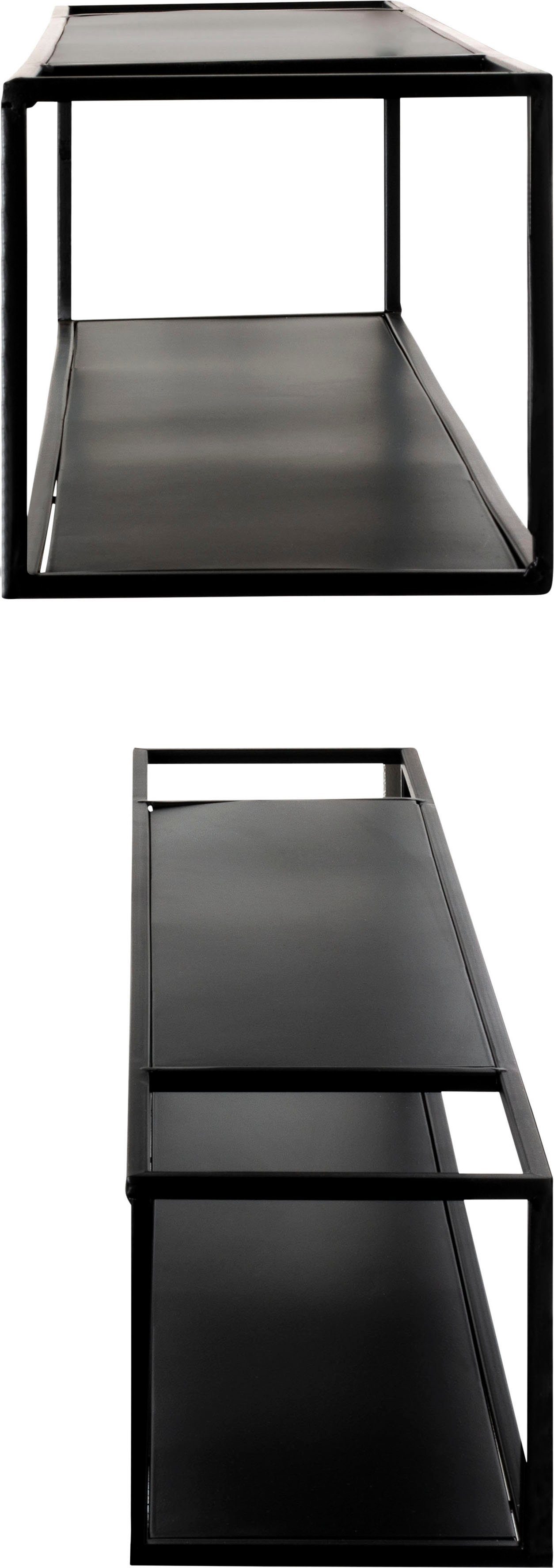 HAKU Wandregal 22574, Breite 85 und 75 cm