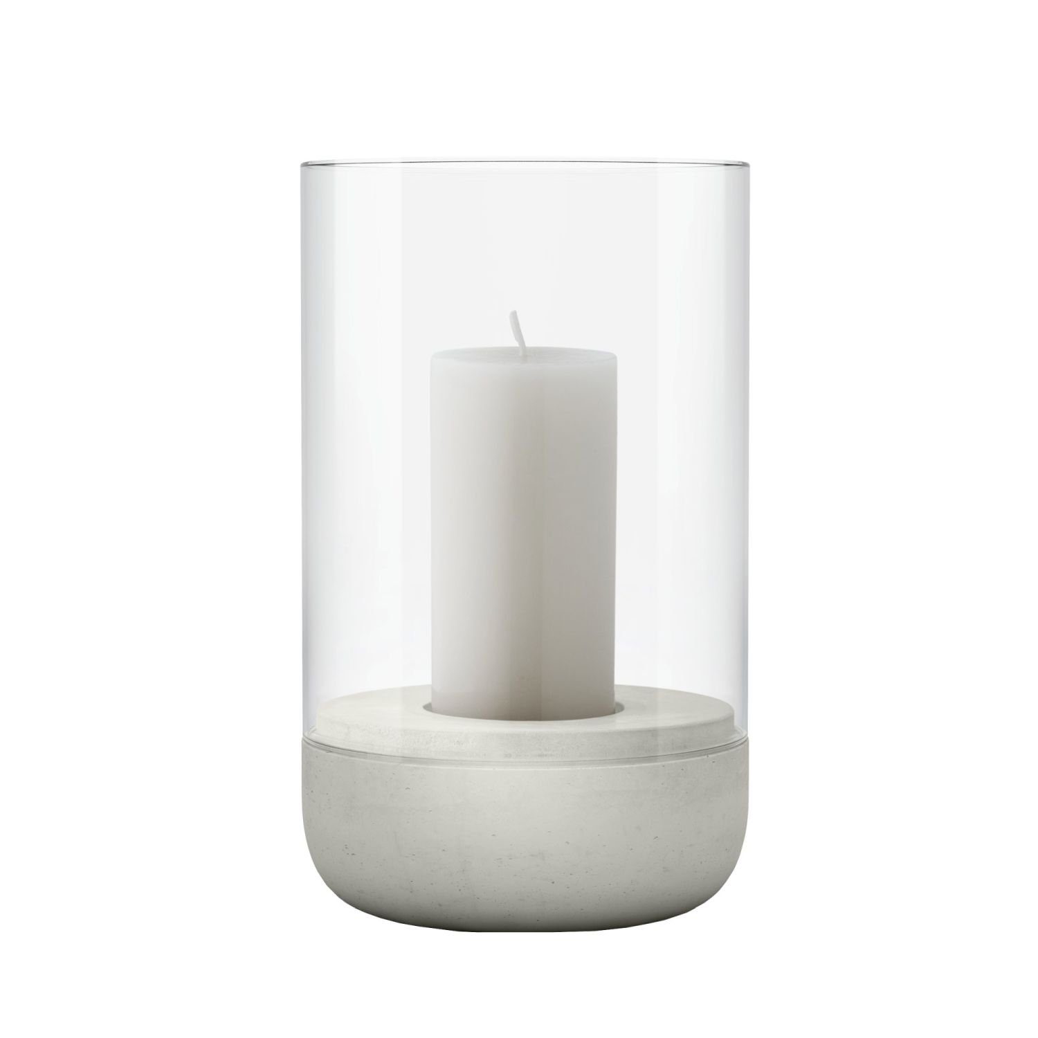 blomus Kerzenhalter Calma Windlicht M Hellgrau günstig online kaufen