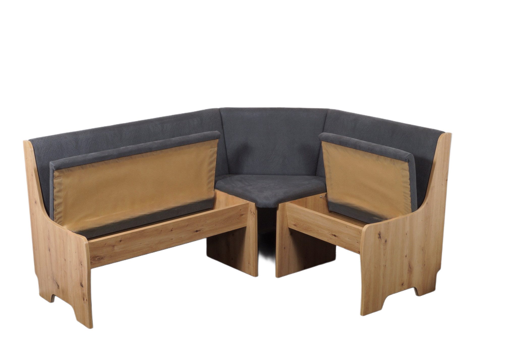 Stolebaenk Eckbank Duisburg EB Titanic, Mit zwei Truhen unter den Sitzflächen