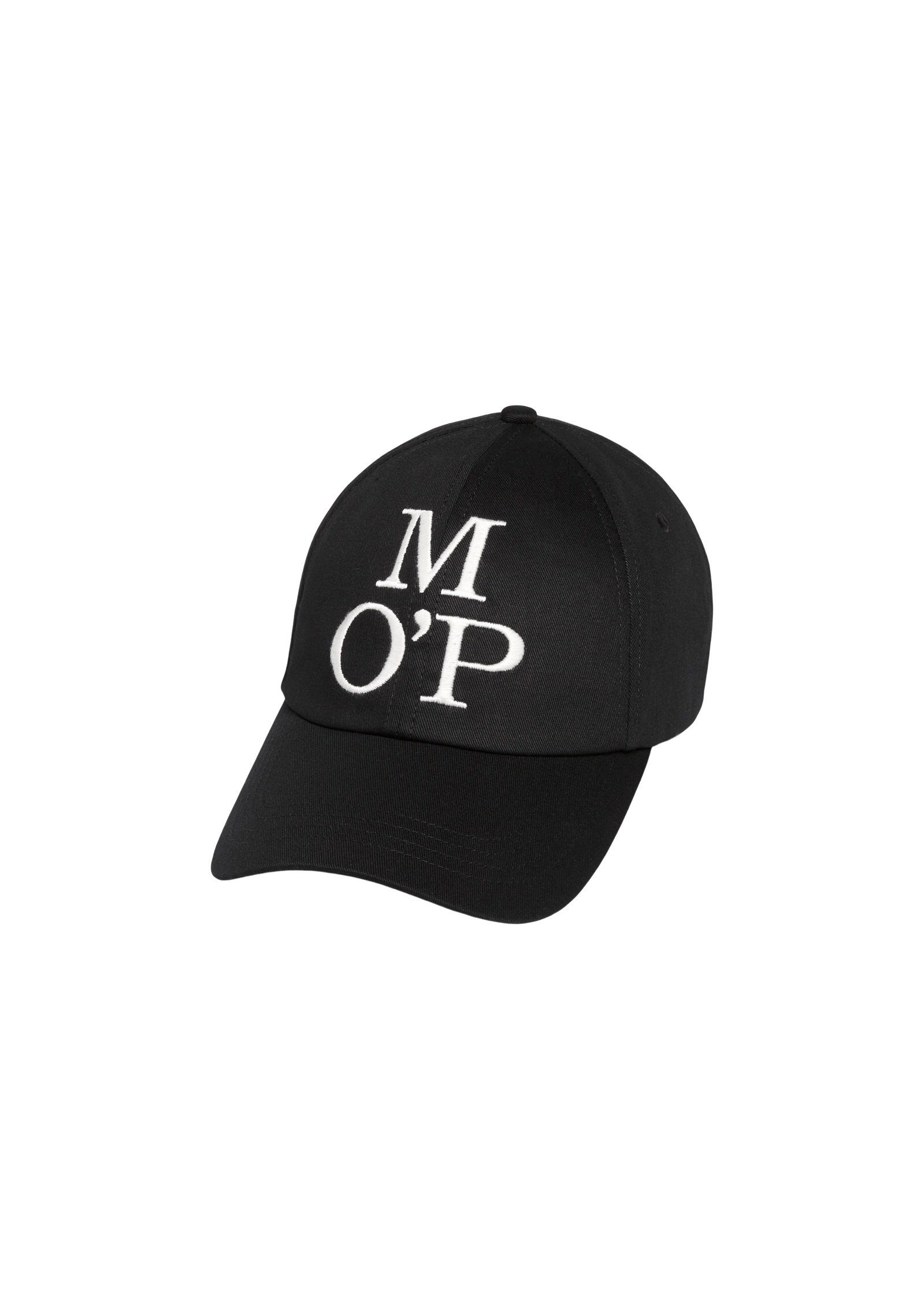 Marc O'Polo aus schwarz Cap hochwertigem Organic-Twill Baseball