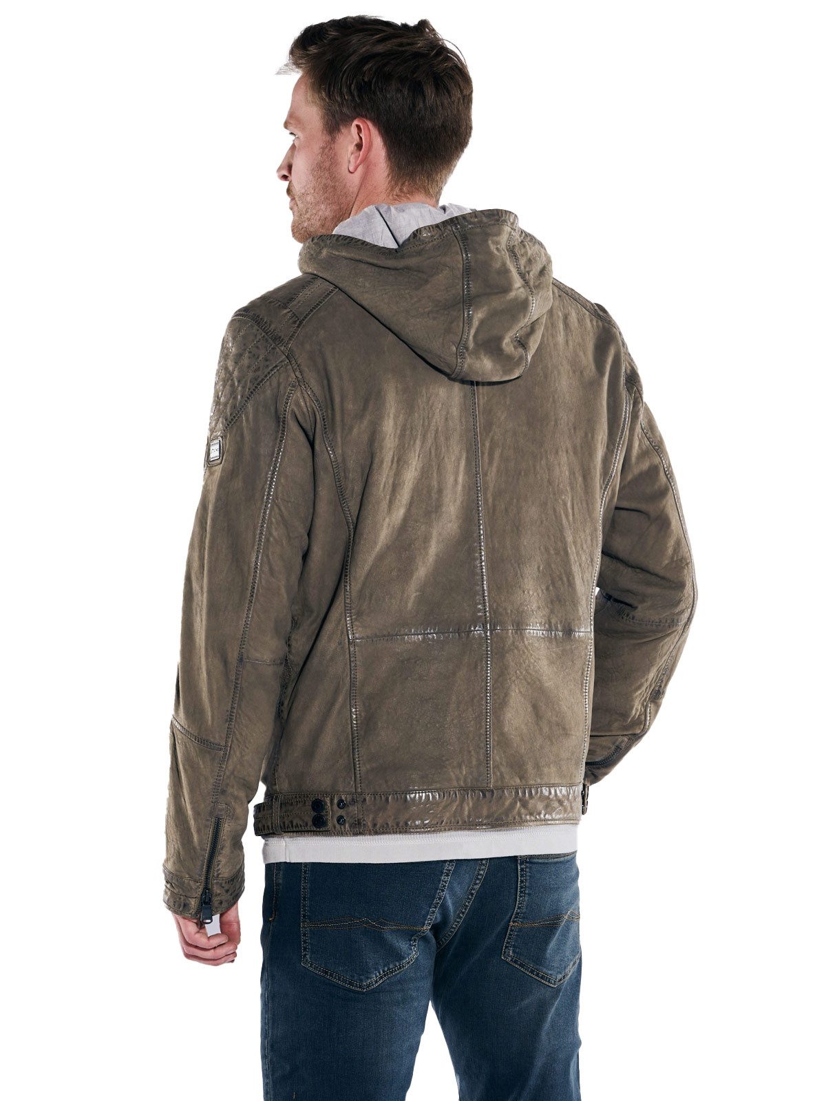 Engbers Lederjacke engbers Herren Lederjacke regular, Dunkelbraun günstig online kaufen