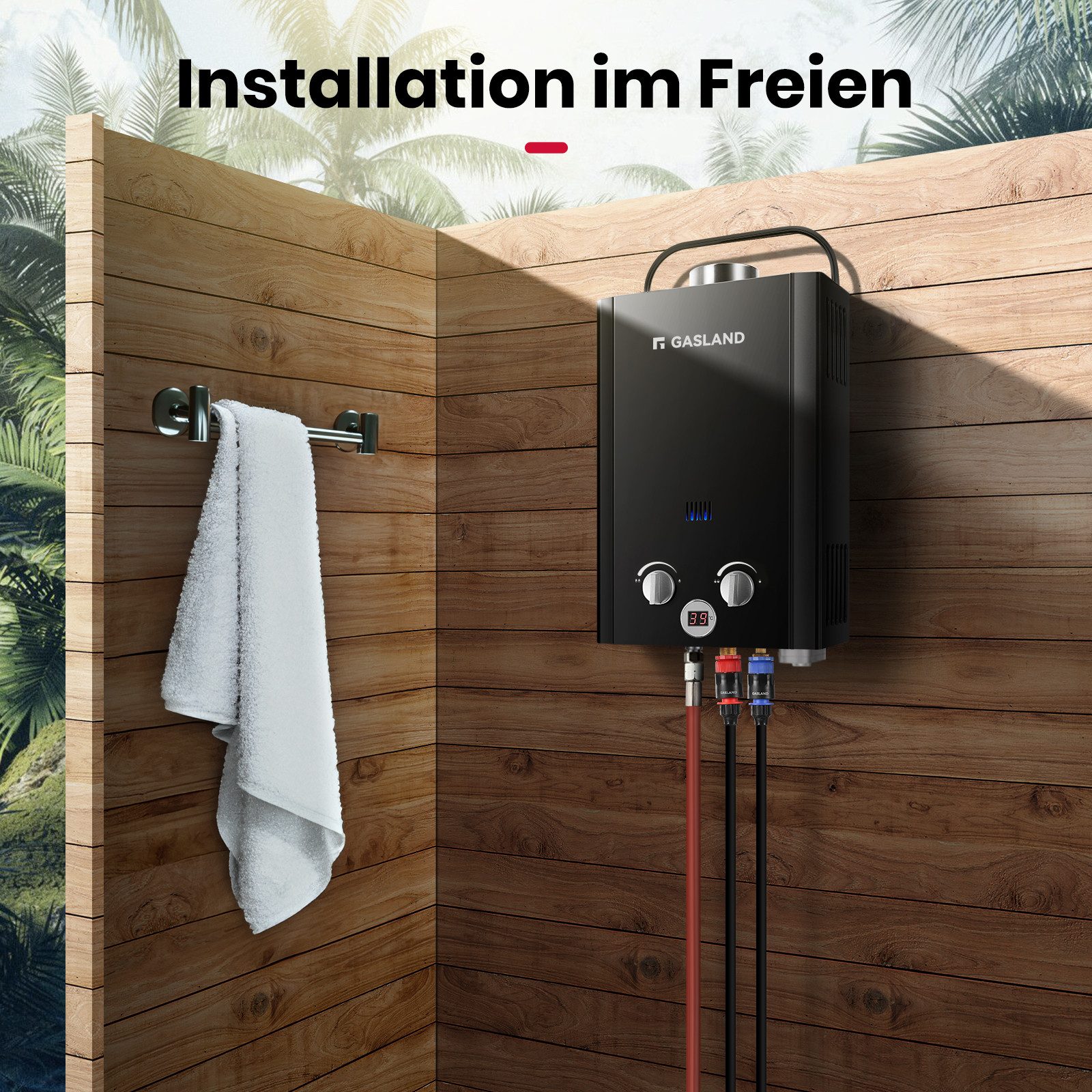 GASLAND Durchlauferhitzer BE158B, 50 mbar, Tankless günstig online kaufen