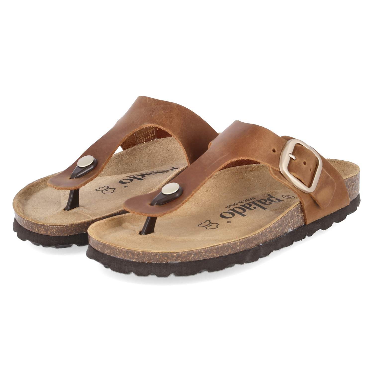Palado Palado PALA-251-780494-05 Damen Rauleder brown Pantolette