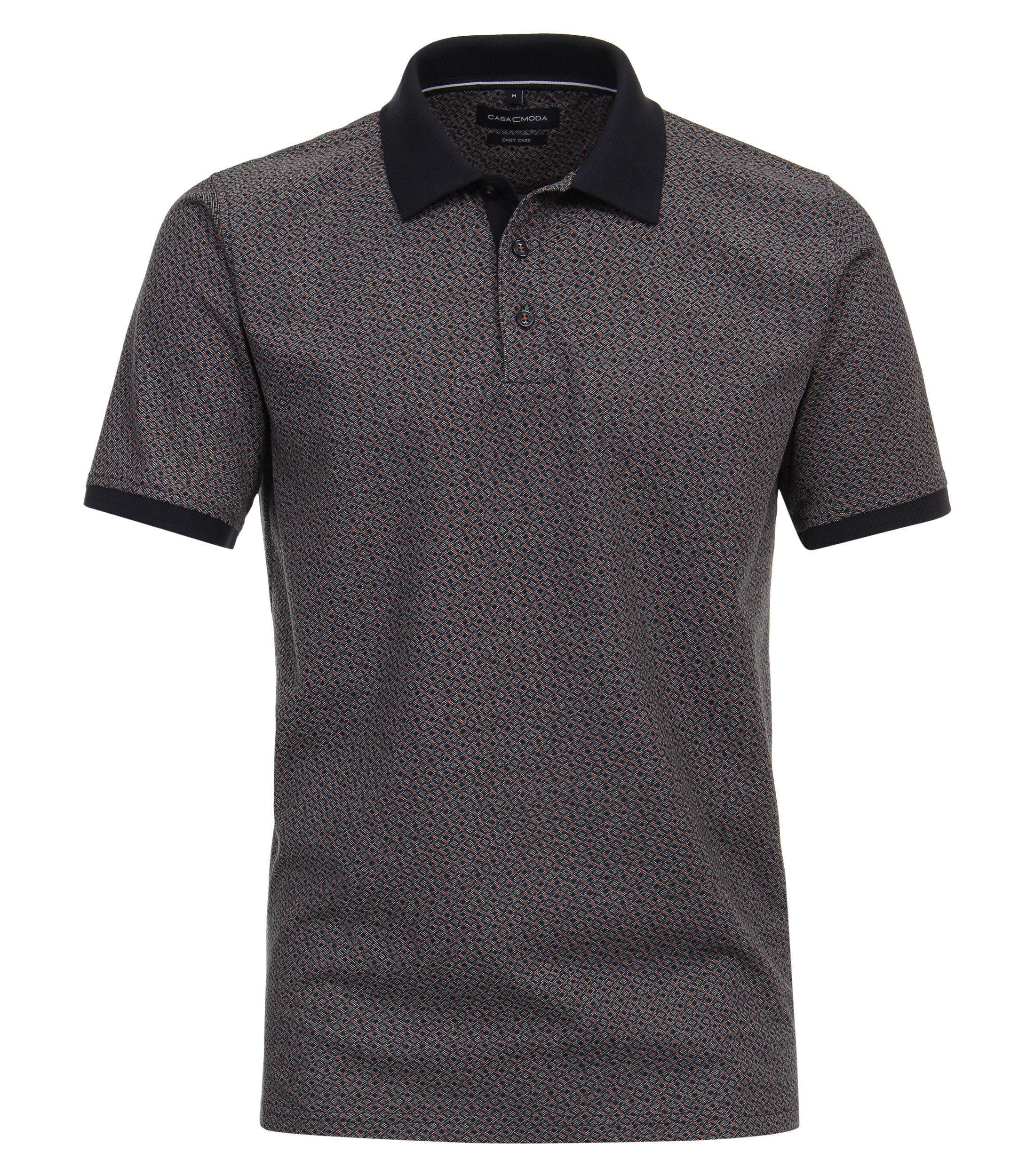 CASAMODA Poloshirt CASAMODA Polo-Shirt gemustert günstig online kaufen