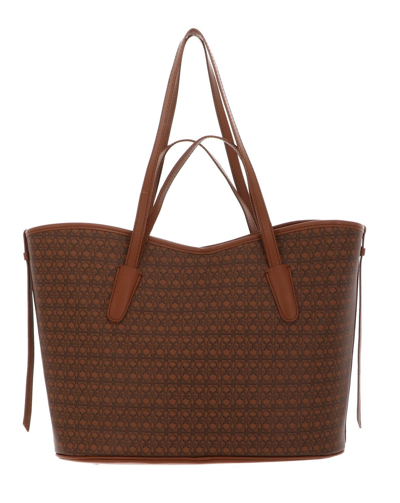 COCCINELLE Shopper Shopper Coated Monogram, aus echtem Rindsleder