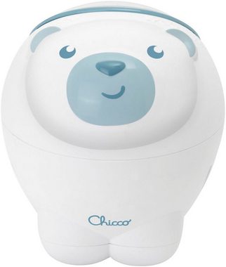 Chicco Nachtlicht Projektor Eisbär, blau, Deckenprojektion, Einschlafhilfe, Farbwechsel, Melodien, Nachtlichtfunktion, Farbwechsler, mit Projektor und Soundfunktion