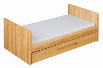 BioKinder - Das gesunde Kinderzimmer Babybett Lina, 70x140 cm mit Bettkasten und Matratze