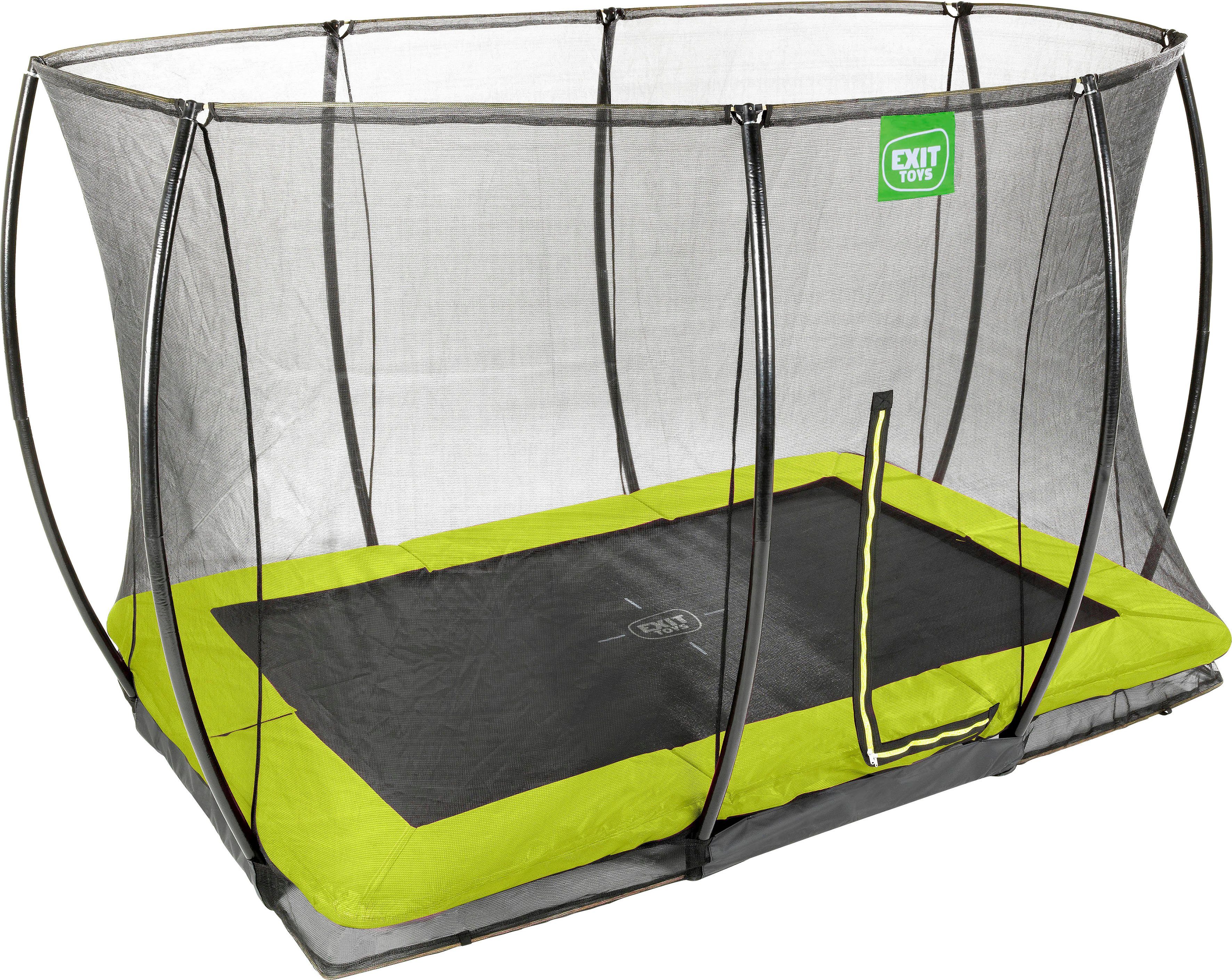 EXIT Bodentrampolin Silhouette Ground, BxT: 244x366 cm, mit Sicherheitsnetz