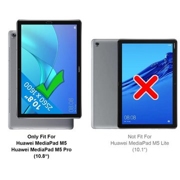 CoolGadget Tablet-Hülle Book Case Tablet Tasche Für Huawei MediaPad M5 / M5 Pro 27,4 cm (10,8 Zoll), Hülle Klapphülle Cover MediaPad M5, MediaPad M5 Pro Schutzhülle