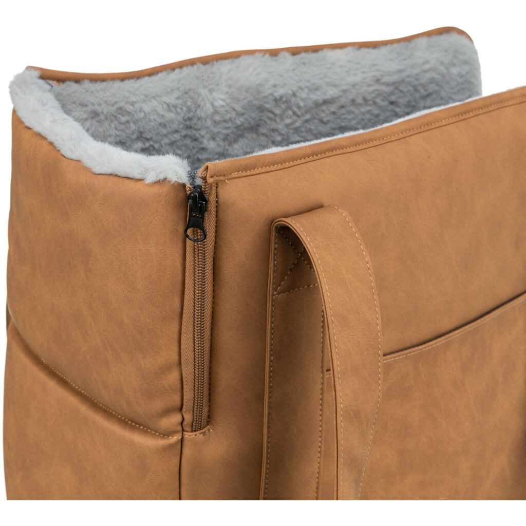 TRIXIE Tiertransporttasche Tasche Evelyn - braun/grau - 40 × 30 × 20 cm