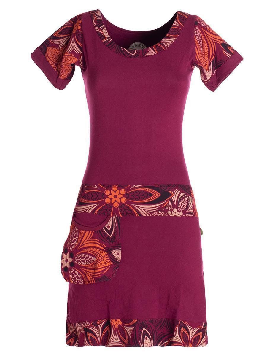 Vishes Sommerkleid Damen Sommerkleid Kurzarm Mini-Kleid günstig online kaufen