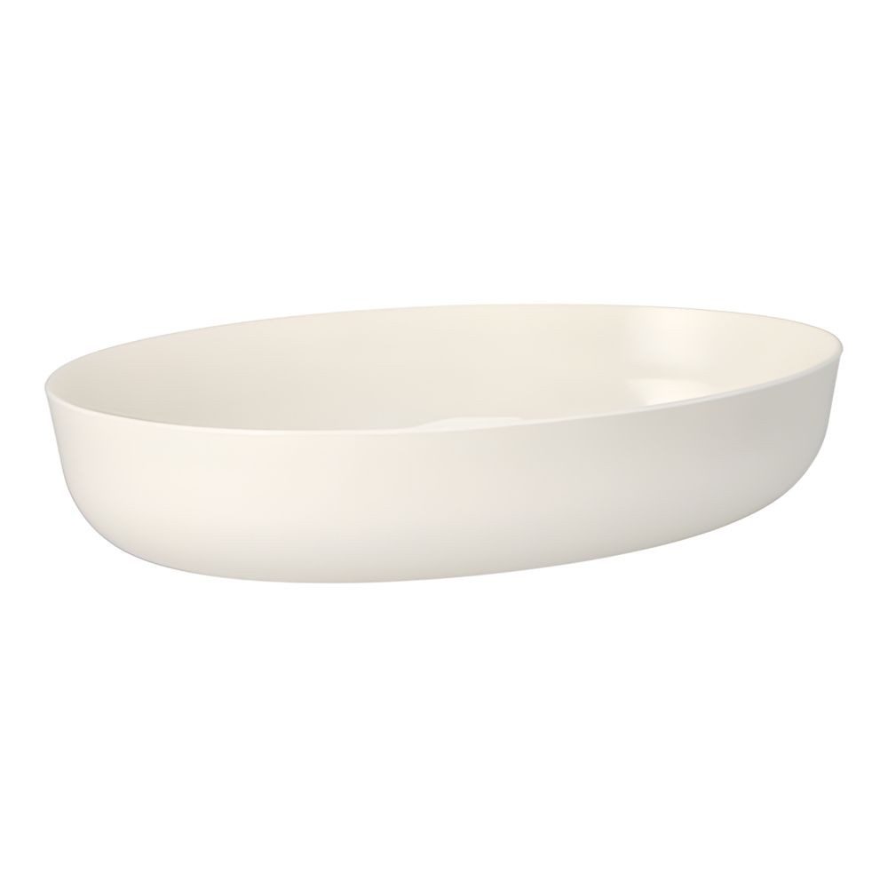 PAPSTAR Schale 40 x Mehrweg-Schalen oval 2400 ml 6,5 x 19,5 x 30,5 cm weiss Cella, PBT