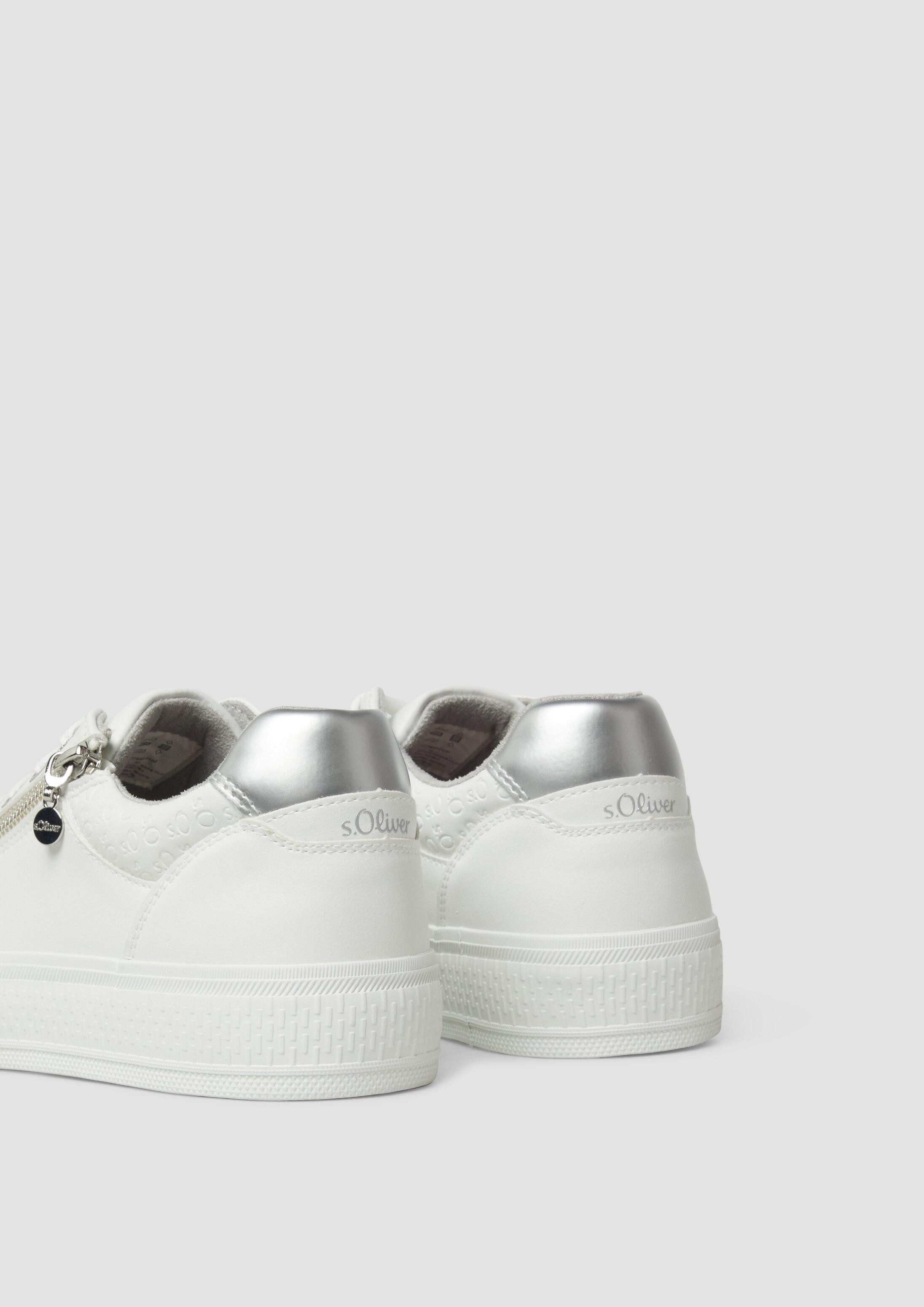 s.Oliver Sneakers Sneaker Sneaker mit Reißverschluss und Gummisohle