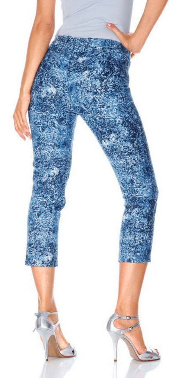 YESET 7/8-Hose Damen 7/8 Hose Джинсы Bouclé Chino Polyester blau 011852