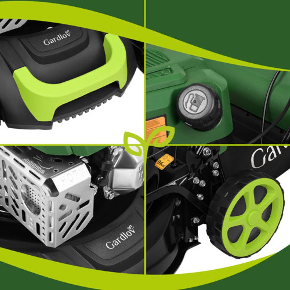 Gardlov Benzinrasenmäher DriveXPro 4-in-1 Rasenmäher Gartenmäher, 40 cm Schnittbreite, (Spar-Set, leistungsstarkem Motor), Wasseranschluss ermöglicht eine schne – Bild 5 von 5
