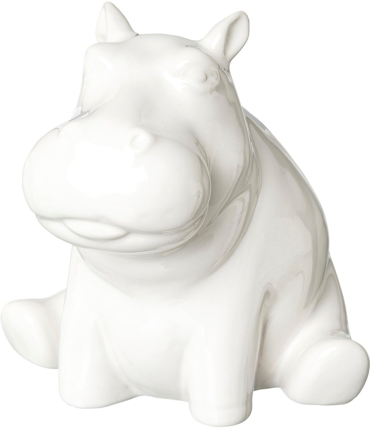 Creativ home Tierfigur Deko-Figur Nilpferd (3 St)