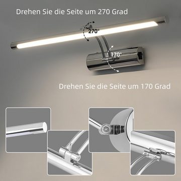 iscooter Spiegelleuchte LED Badleuchte, 12W Bad Beleuchtung Schminklicht