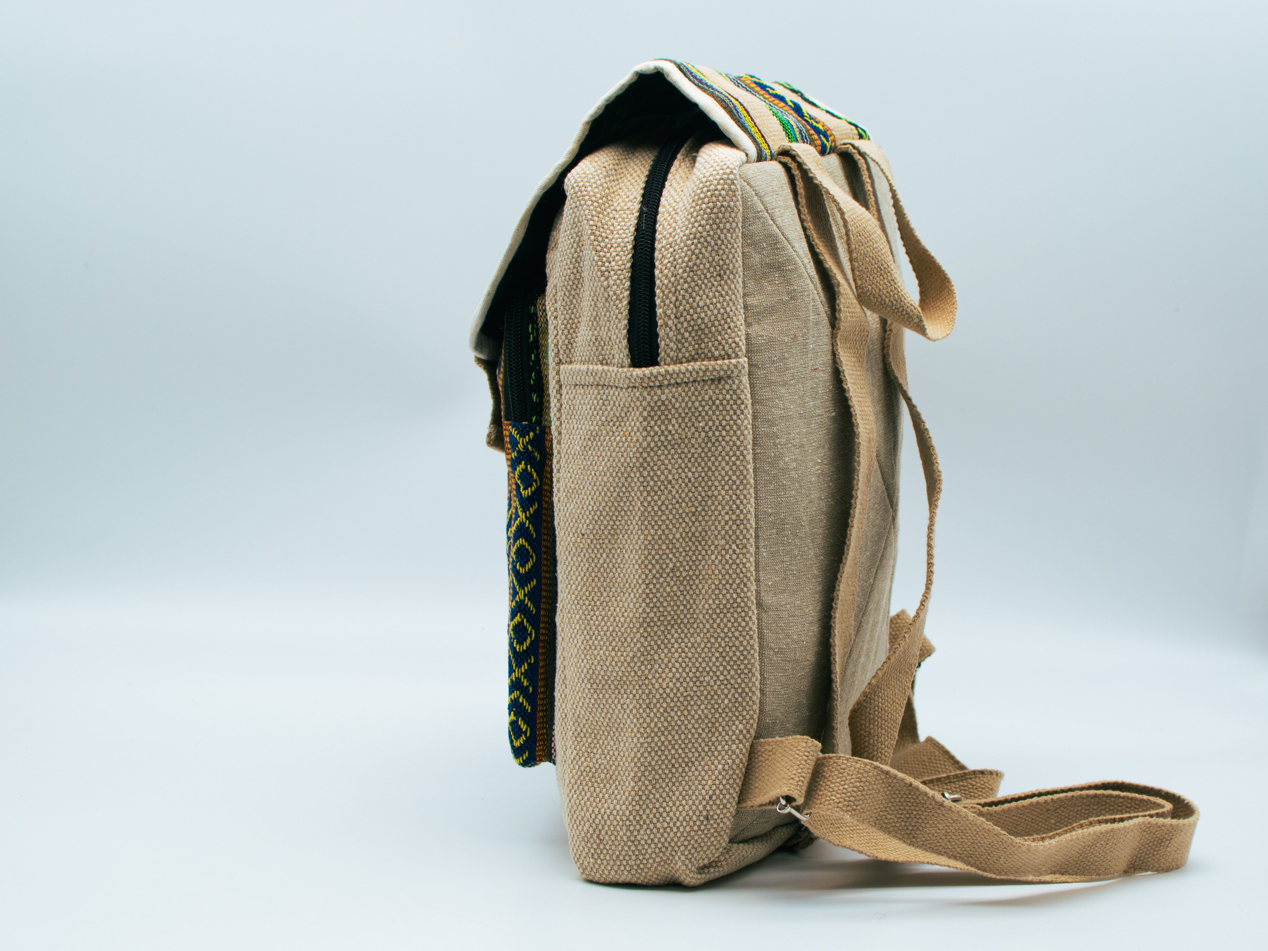 Aurelie Cityrucksack Kleiner City Ruckack, Hanfrucksack, aus nachhaltigem Hanf