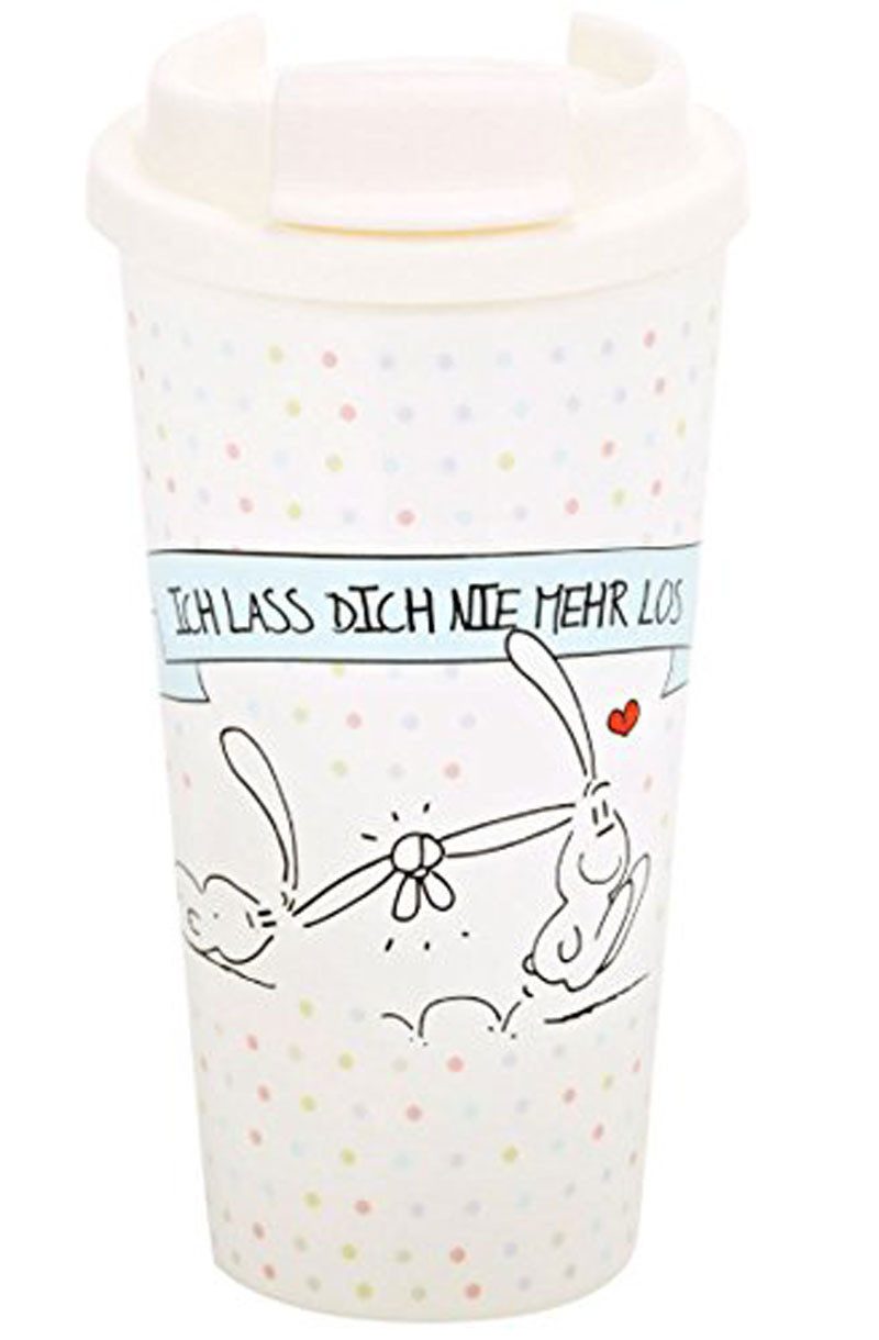 Steinnacher Bärbel Coffee-to-go-Becher coffee to go Becher Ich lass dich nie mehr los
