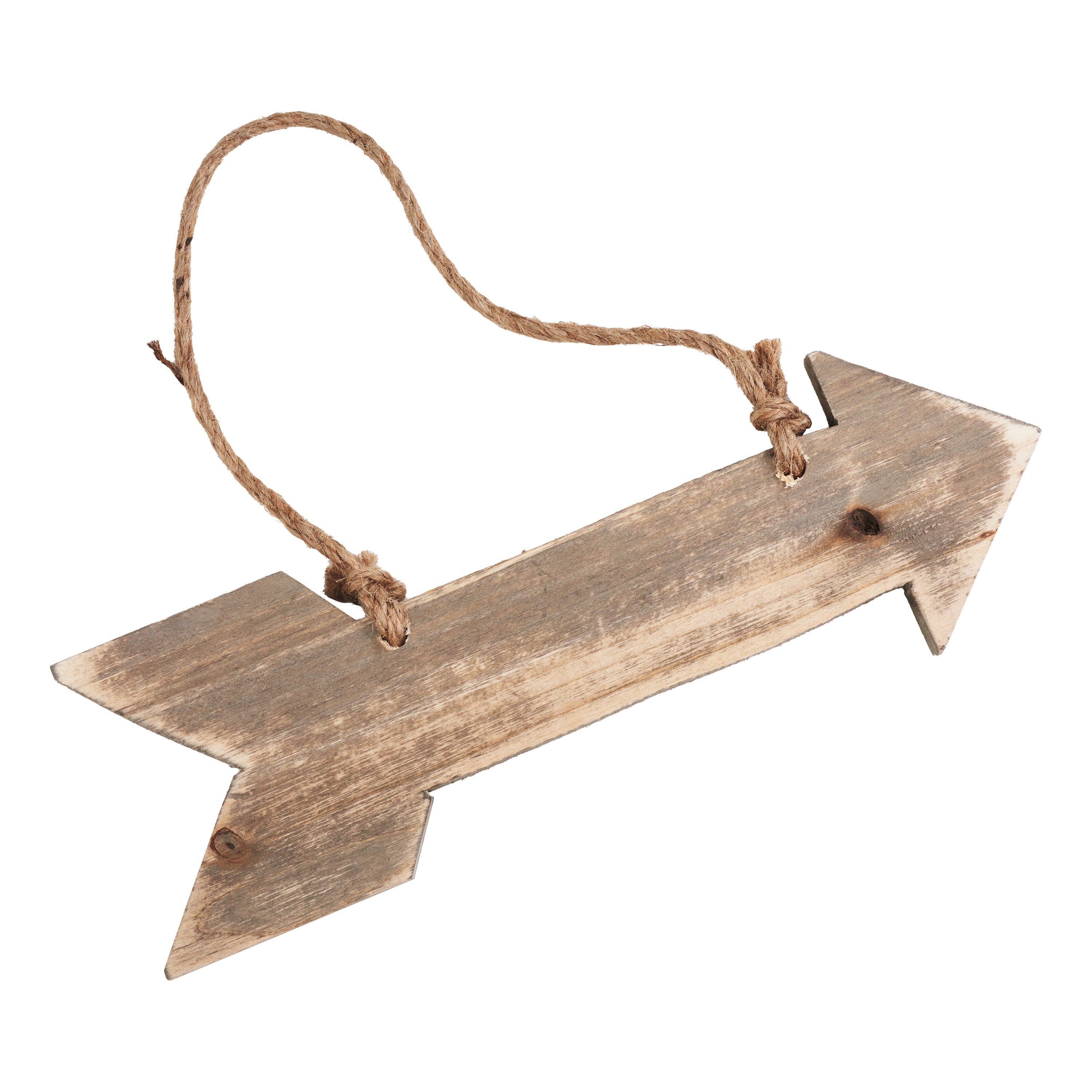 Wanddekoobjekt Holz-Schild Pfeil, 30 cm günstig online kaufen