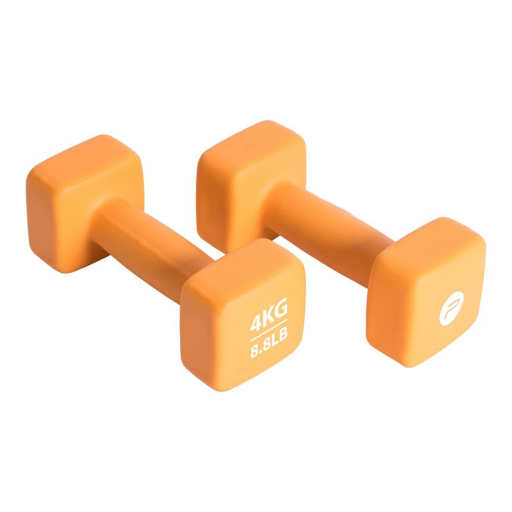 Pure 2 Improve Hantel Fitness Neopren orange Set 2x4,0kg