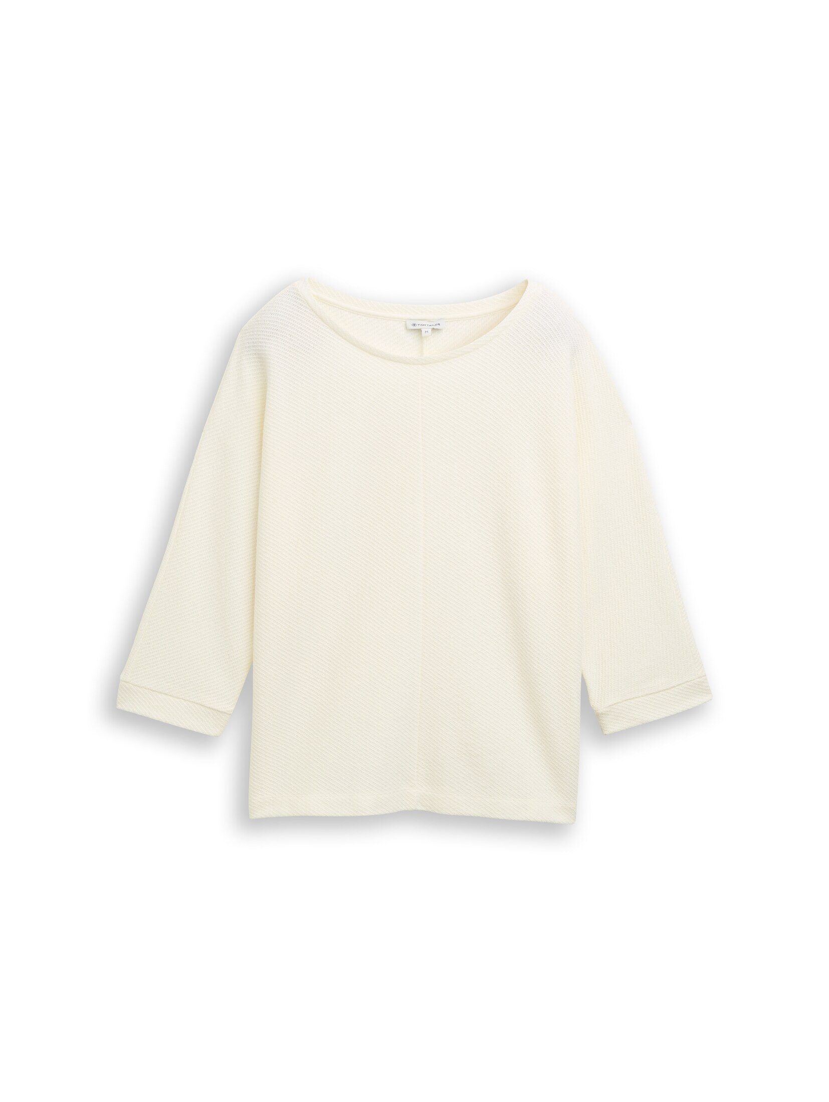 TOM TAILOR 3/4-Arm-Shirt T-Shirt Loose Fit Langarmshirt mit Fledermausärmel günstig online kaufen