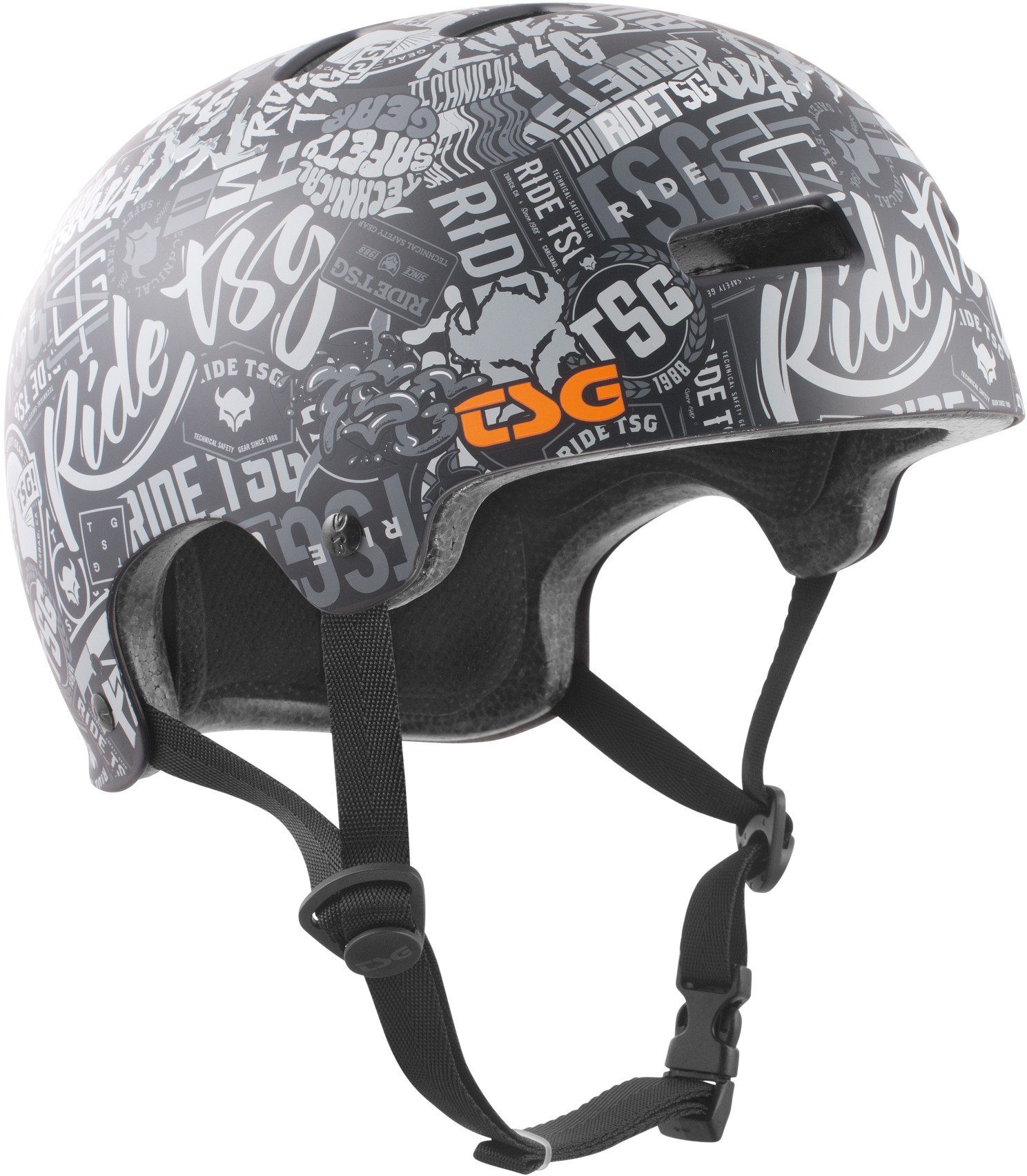 TSG Protektoren-Set TSG Evolution Helm Graphic Design stickerbomb L/XL (57-59cm)