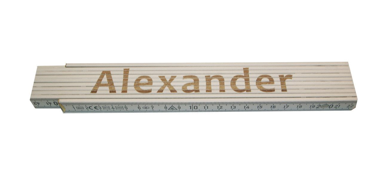 HEKA Zollstock Zollstock Alexander 2 m weiß