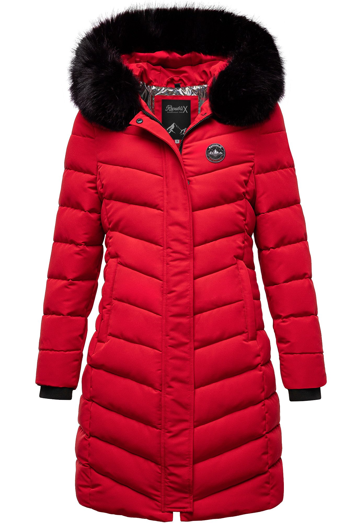 REPUBLIX Winterjacke AITANA Damen Gefütterte Dicke Winter Jacke Mantel Park günstig online kaufen