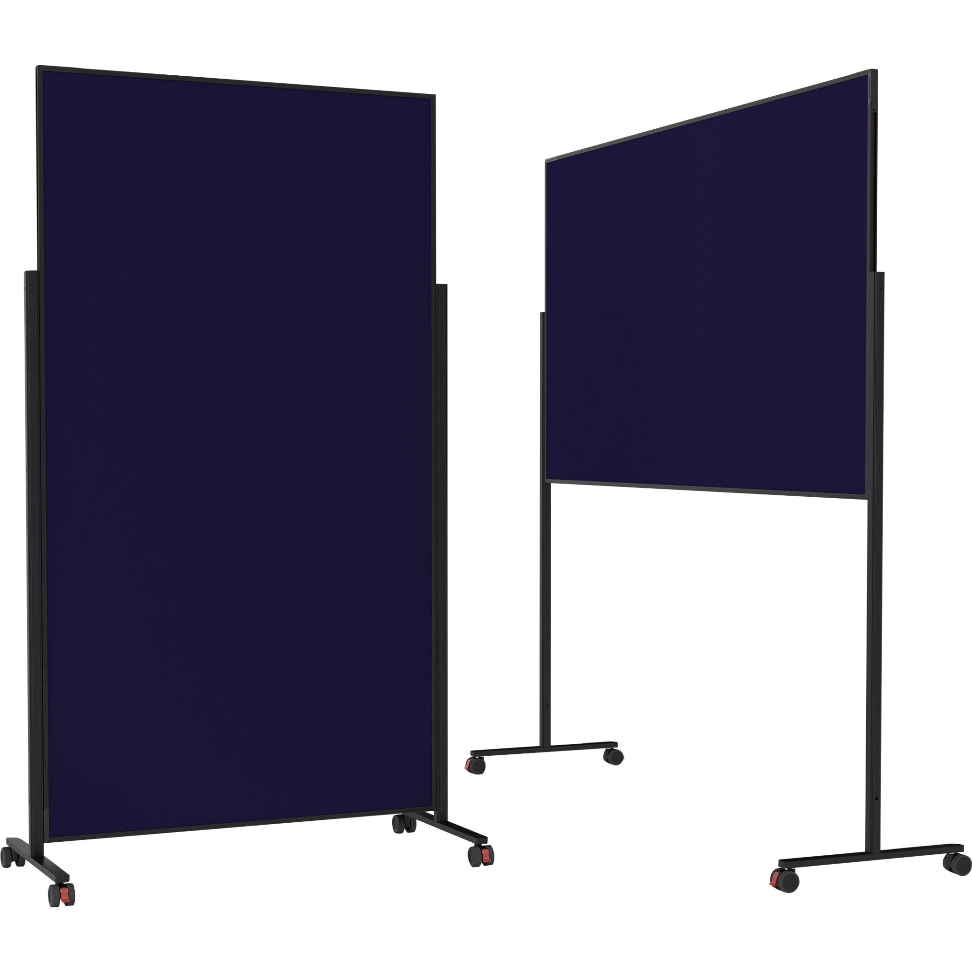 magnetoplan® Standtafel Moderationstafel VarioPin 1181214 Filz schwarz/dunkelblau