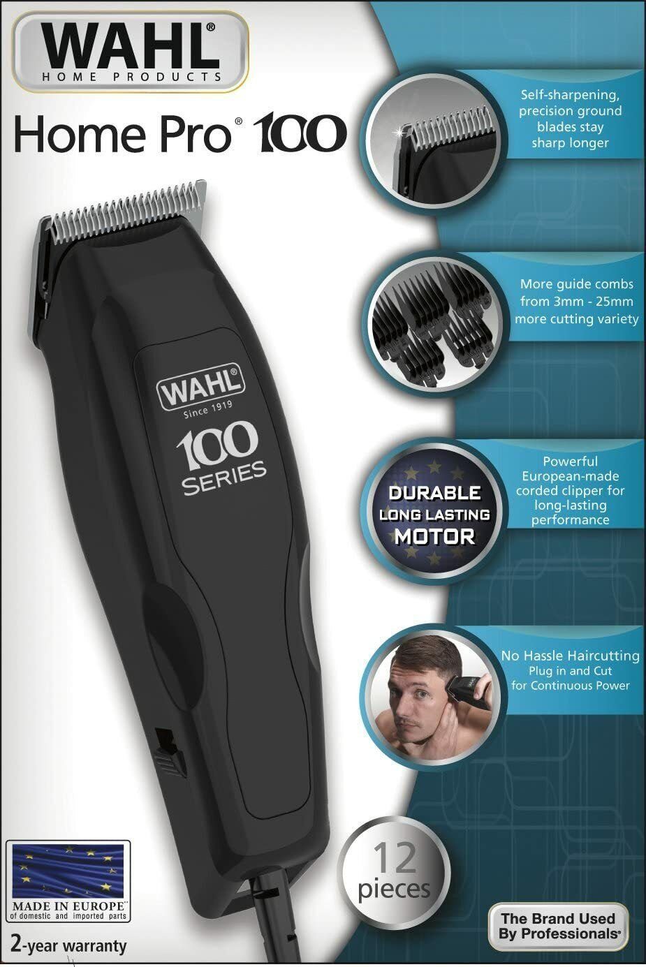 Wahl Haarschneider HOME PRO 100, Kabelgebundenes Home Pro  100-Haarschneidegerät, WAHL HOME PRO(R) 100 Haartrimmer 1395 - 0460 Netz