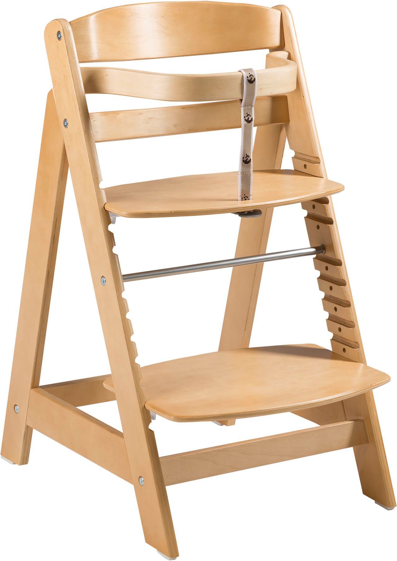 roba® Hochstuhl Treppenhochstuhl Sit Up Click, natur, aus Holz – Bild 2 von 5