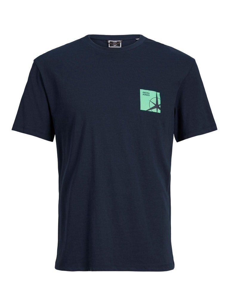 Jack & Jones Kurzarmshirt JCOFILO SUMMER TEE SS CREW NECK Navy Blazer | T-Shirts