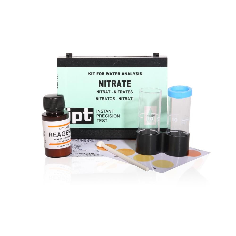 Aquintos Wasseraufbereitung Trinkwassertest Nitrat Wassertest Wassermessbesteck Test-Kit Brunnen, Aquarium