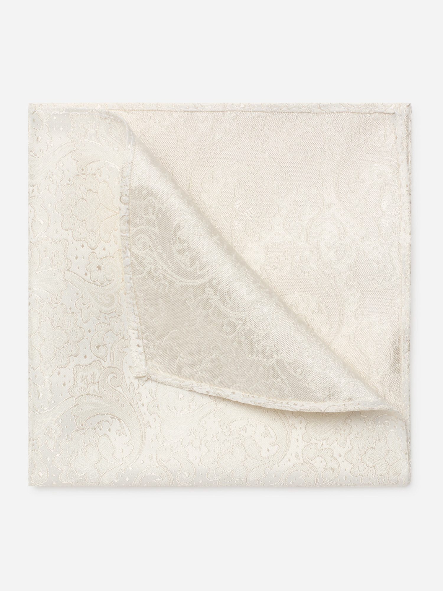 MONTI Einstecktuch TITIAN, Paisley-Muster, Hochwertig verarbeitetes Einstecktuch handrolliert