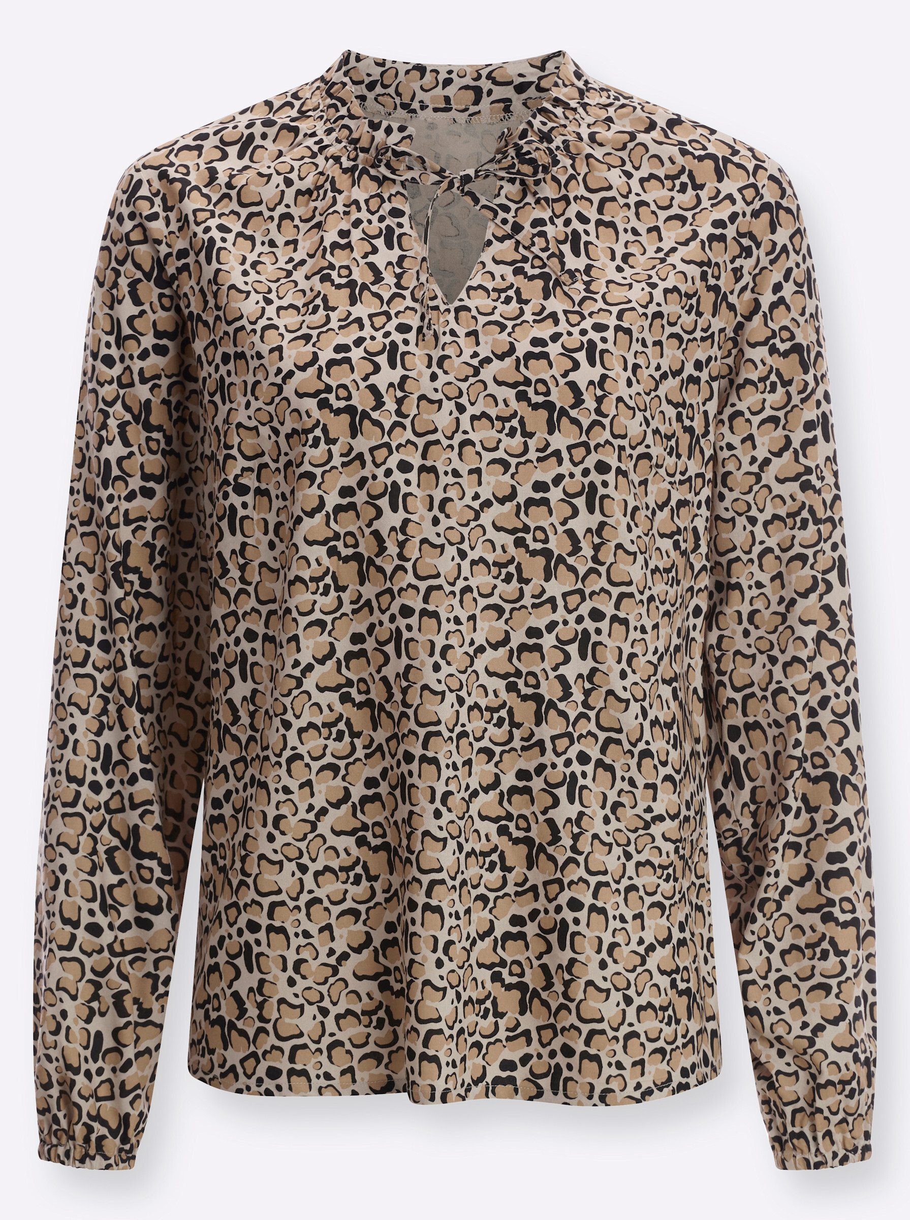 Klassische Bluse Langarm-Bluse Langarm