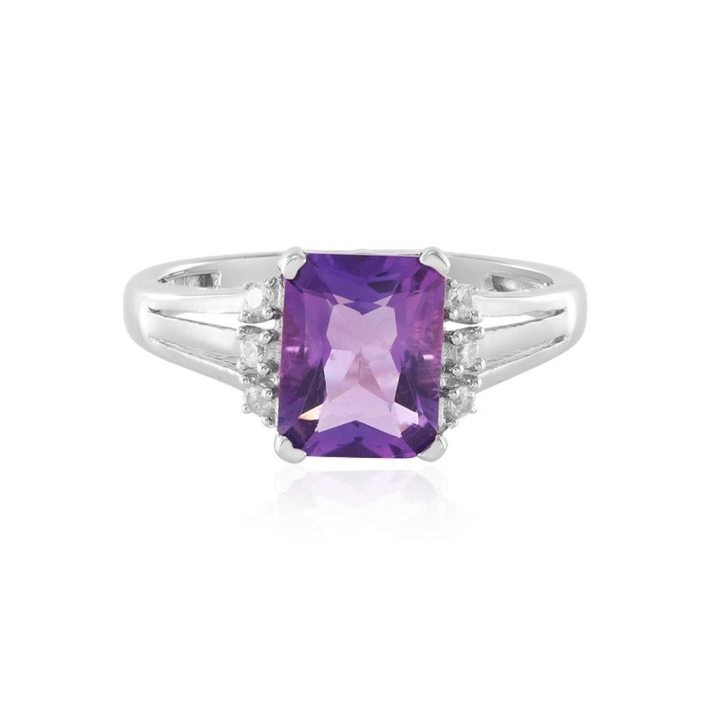 Silberring Cavill Amethyst 1,70 ct Sterlingsilber ring mit Zirkonia, lila