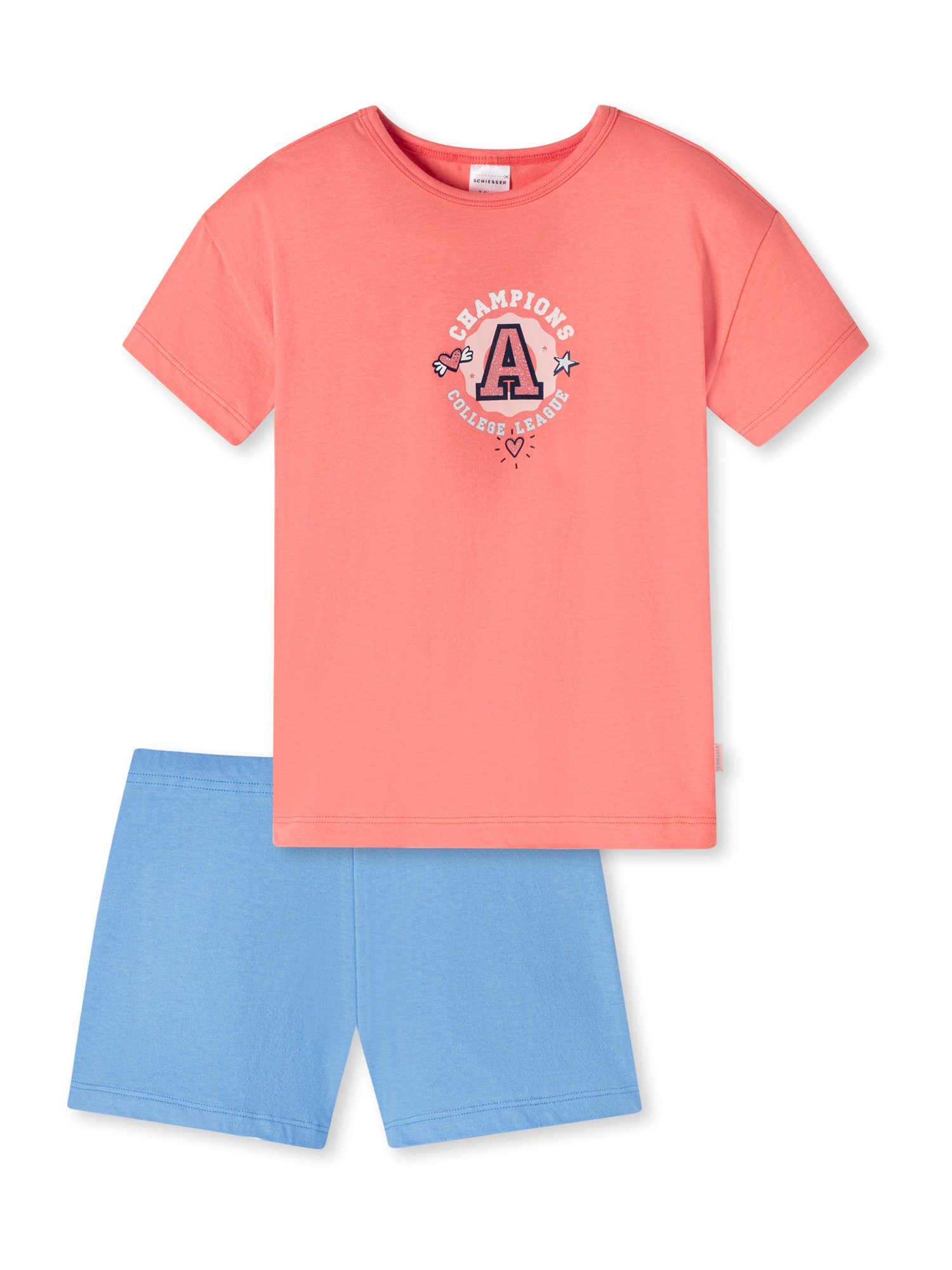 Pyjama kurz - Girls World Oragnic Cotton