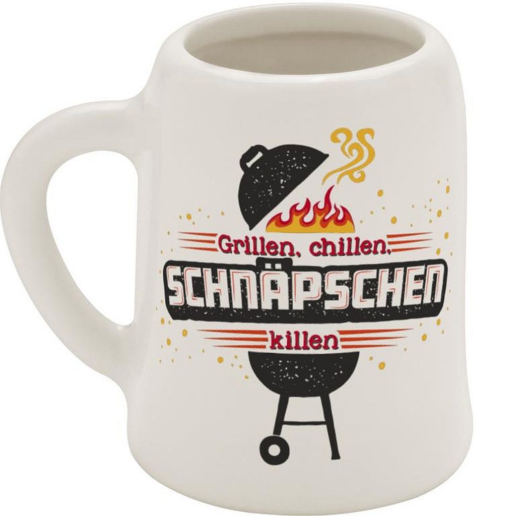 Sheepworld Schnapsglas Schnapskrug Schnapsglas Stamper Keramik Sheepworld GRILL 73845, Material: Keramik