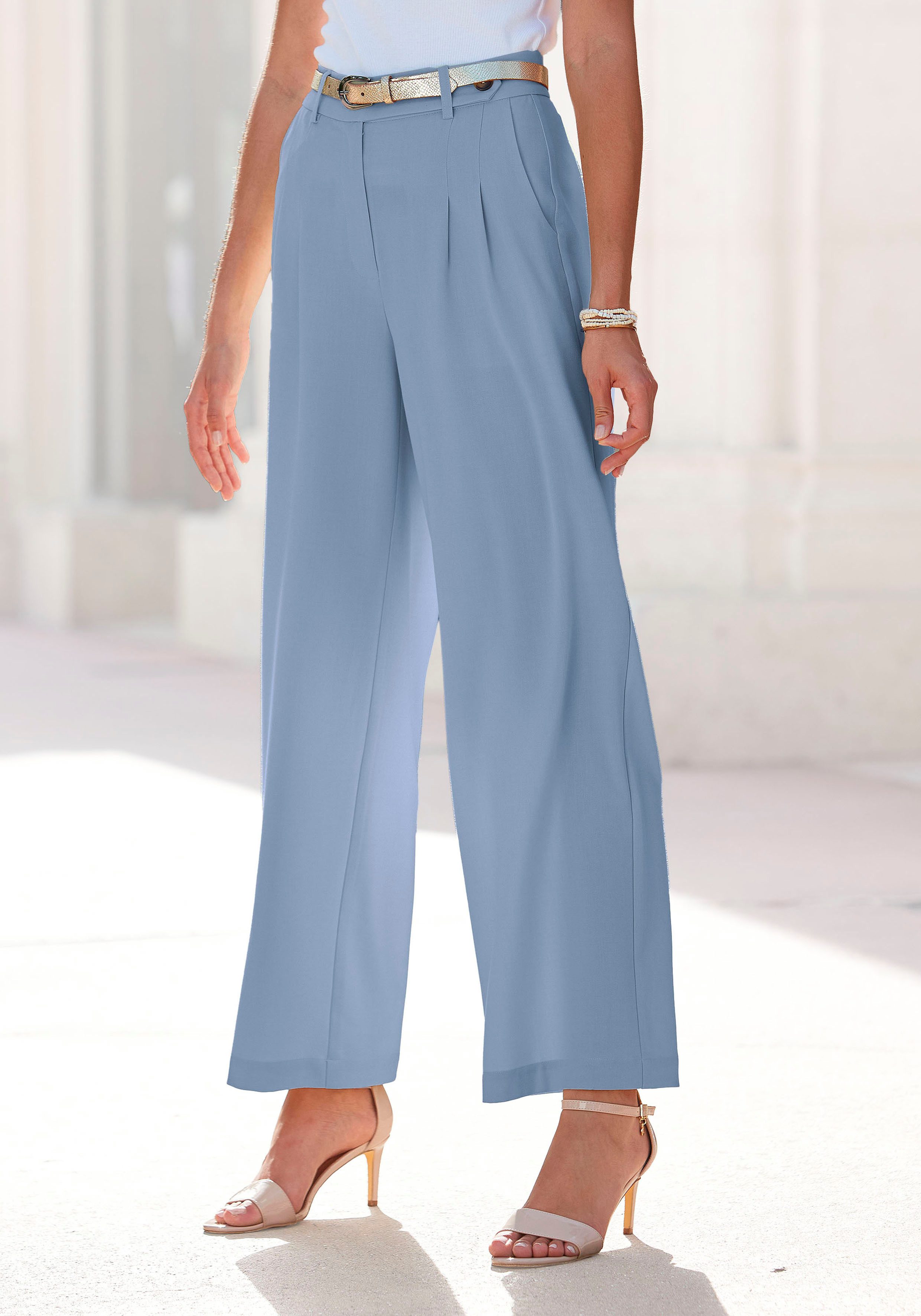 LASCANA Palazzohose im Business-Look, elegante Anzughose mit Taschen