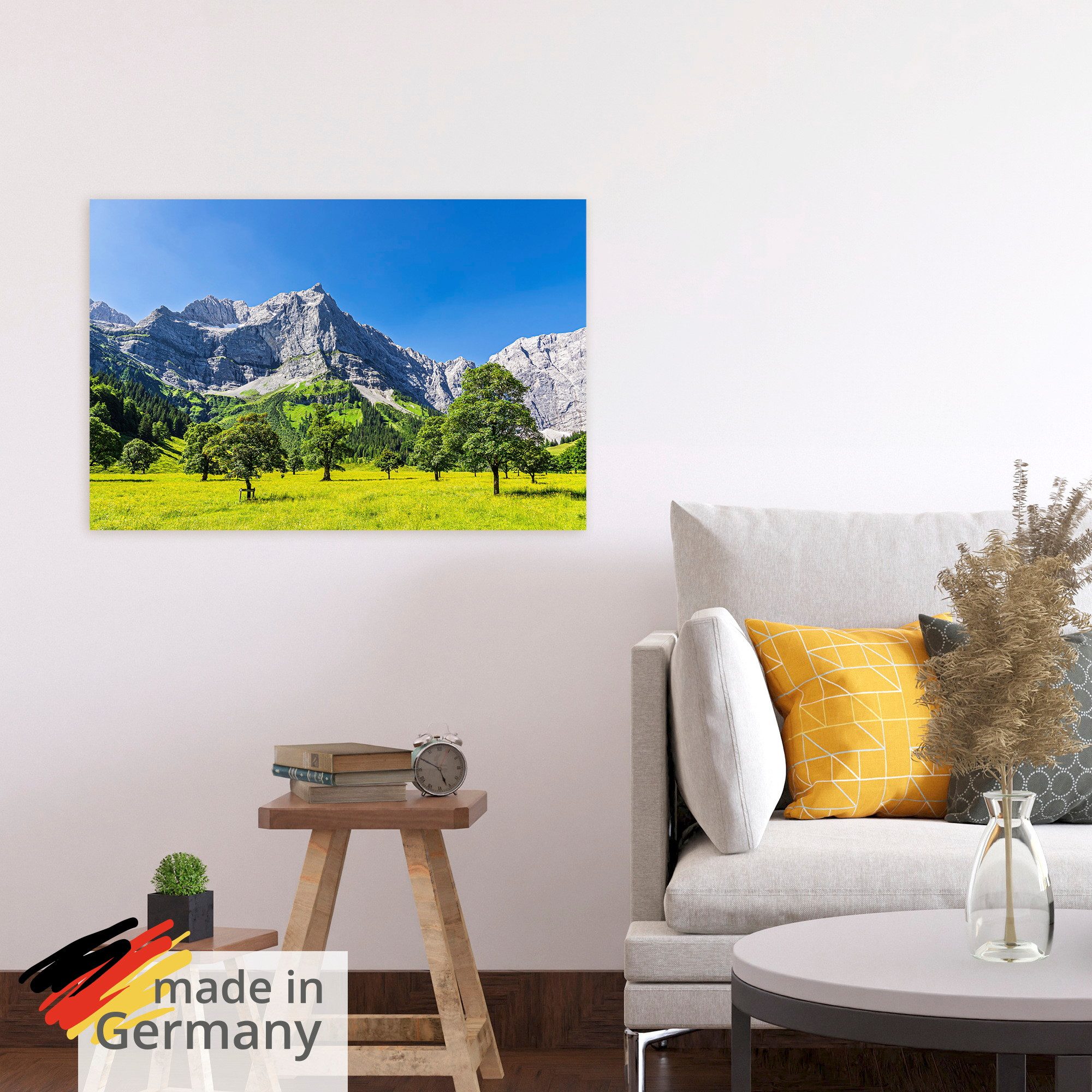 Artland Wandbild Große Ahornboden im Rißtal in Österreich, (1 St), als Alubild, Leinwandbild, Poster, Wandaufkleber in verschied. Größen