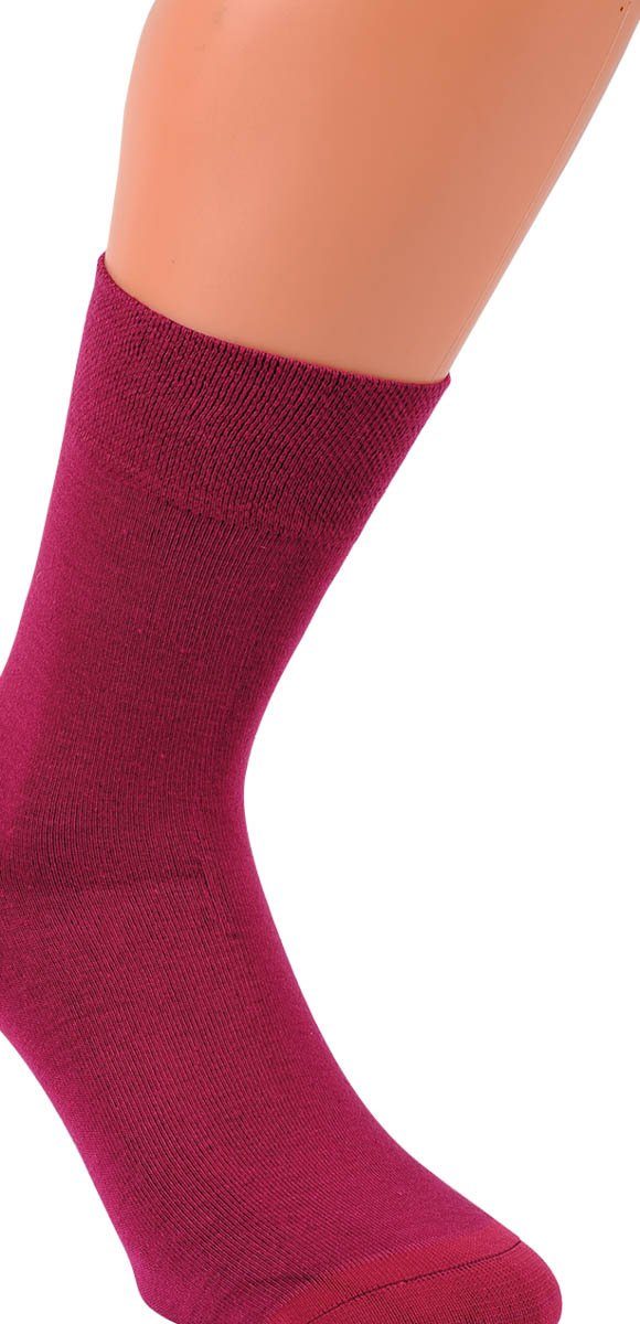 RS Harmony Businesssocken Bunte farbige Bambus Viskose Socken Komfortrand Unisex (3 Paar) – Bild 4 von 4